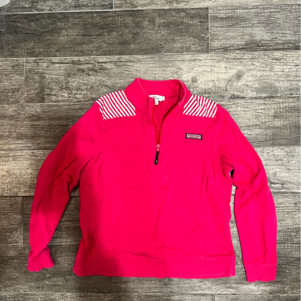 Girls pink Vineyard Vines sweatshirt